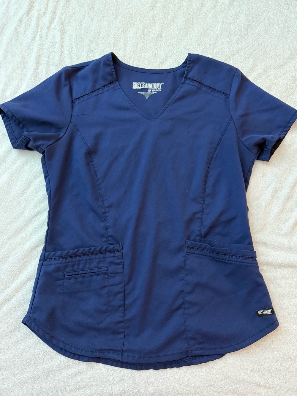 Barco Scrub Set Women's V-Neck in Navy